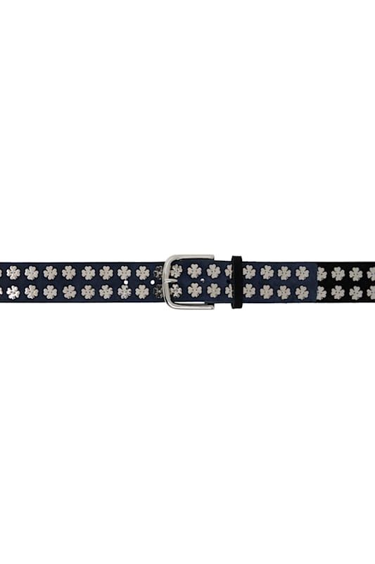 네이비 클로버 참 벨트 Navy Clover Charm Belt 17075931