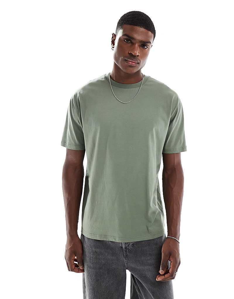 Locker geschnittenes Basic-T-Shirt in Salbeigrun 207923254Sea Spray