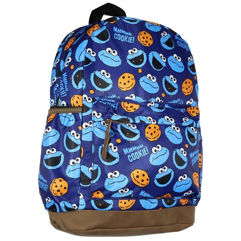 백팩 몬스터 프린트 북 가방 Backpack Cookie Monster All-Over Tossed Print School Book Bag 22124322 No Color