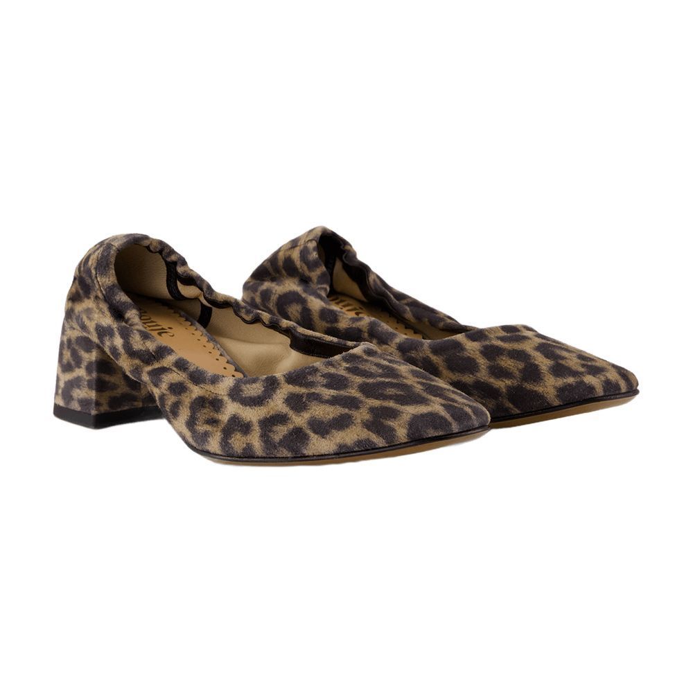 펌프스 가죽 프린팅 Nicoise Pumps - Rouje - Leather - Printed