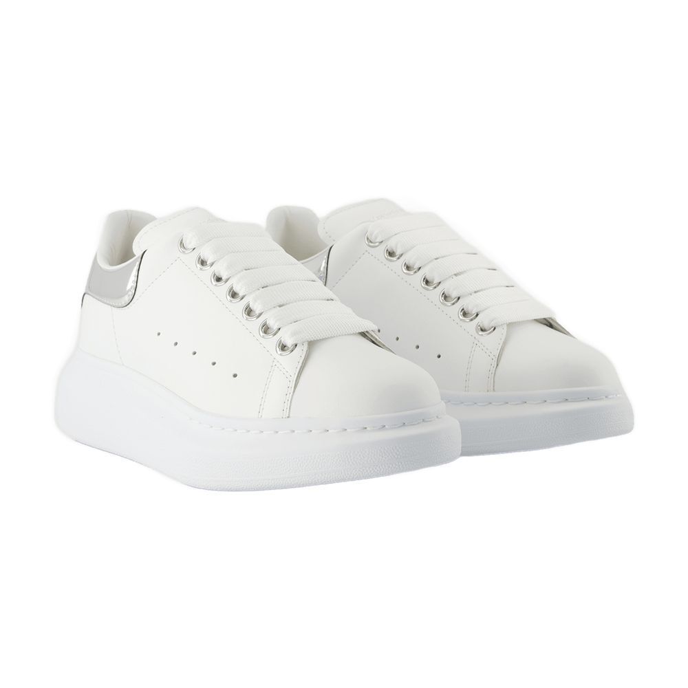 스니커즈 오버사이즈 가죽 화이트 Sneakers Oversized - Alexander McQueen - Leather - White