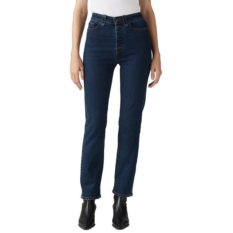 여성 스트레이트 하이 크롭 데님 Women's Wedgie Straight-Leg High Rise Cropped Jeans 6368822 The Wow Mo
