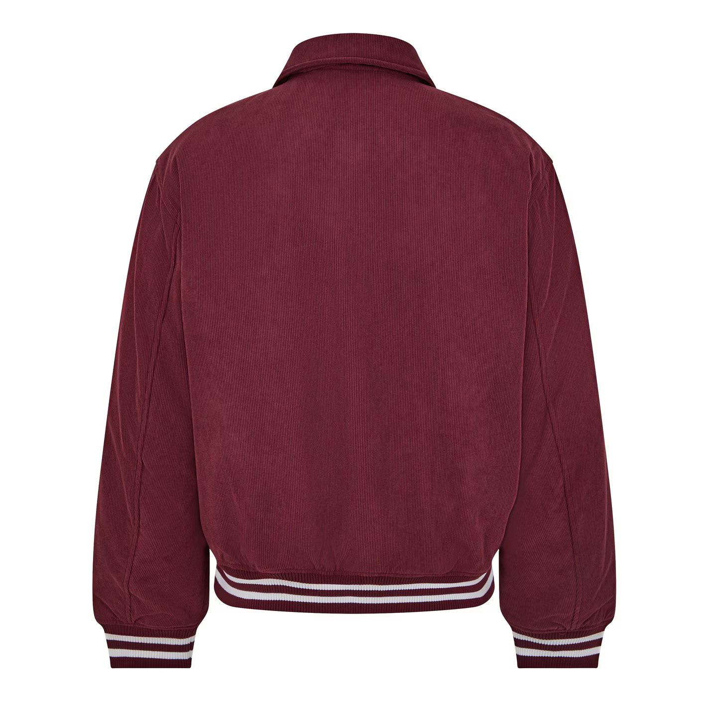 데님 코듀로이 레터맨 자켓 Tommy Jeans Tjm Crest Cord Letterman Jacket Deep Rouge 61384208