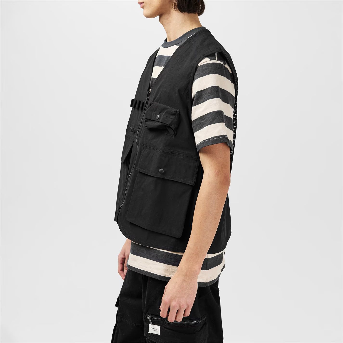 조끼 블랙 Fishing Gilet Black 61497403