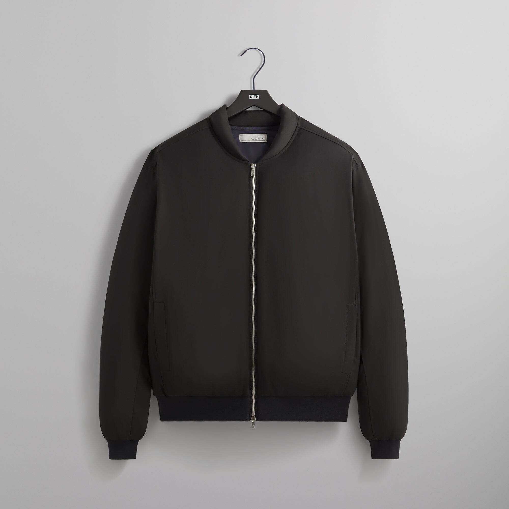 봄버 자켓 블랙 &Kin Liam Puffed Bomber Jacket - Black 8284631695488