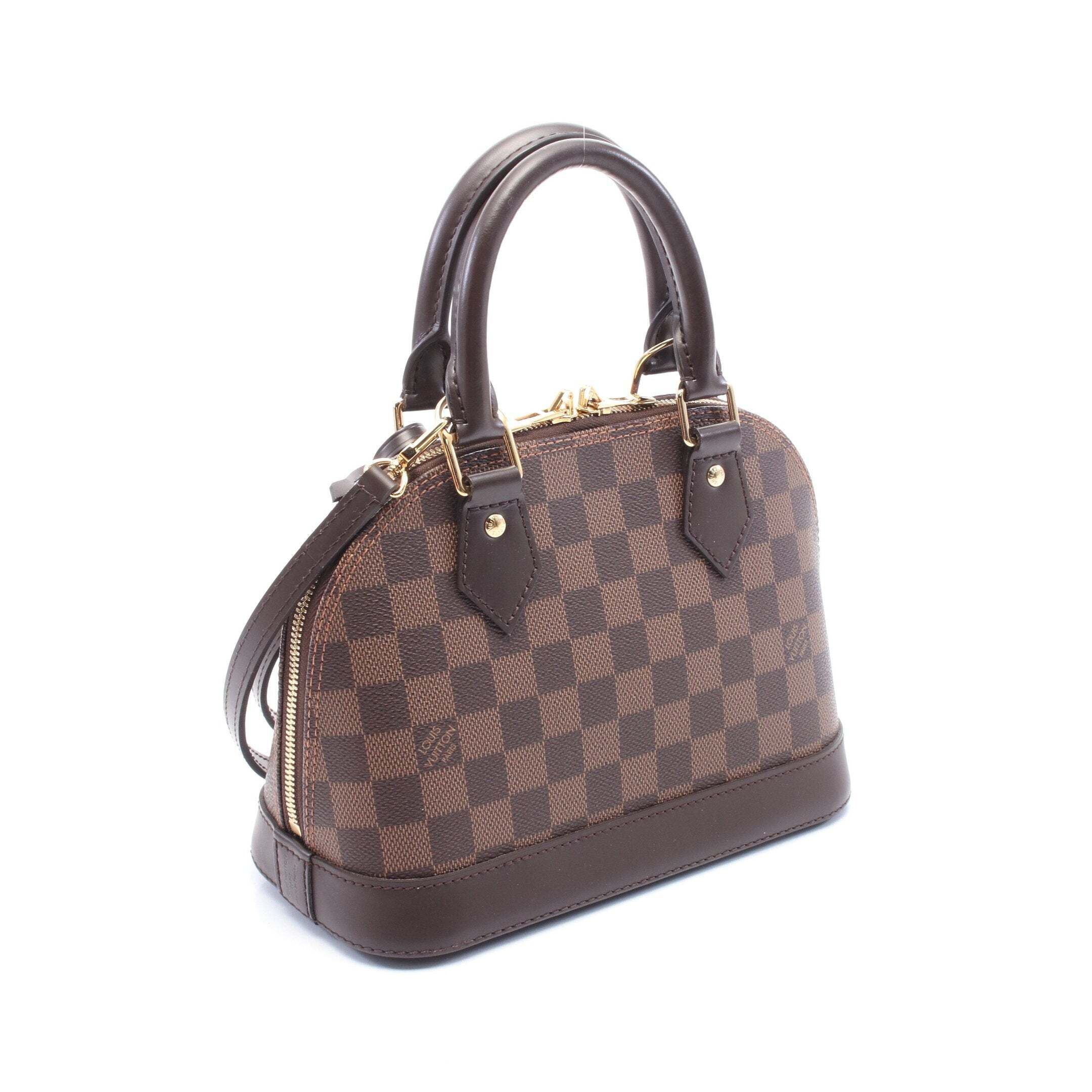 중고 여성,가방,토트백 탑핸들백 다미에에베누 가죽 브라운 2way 루이비통  BB     2WAY  975847