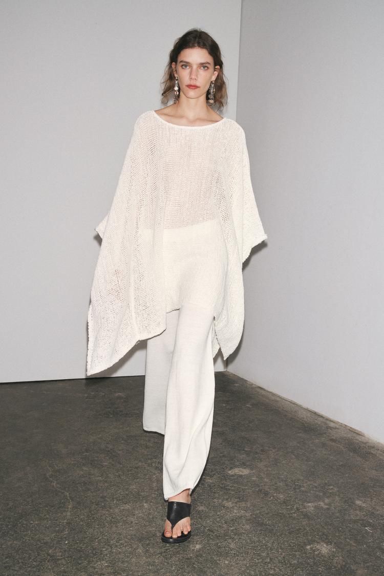 니트 바지 WIDE-LEG KNIT TROUSERS 427715514