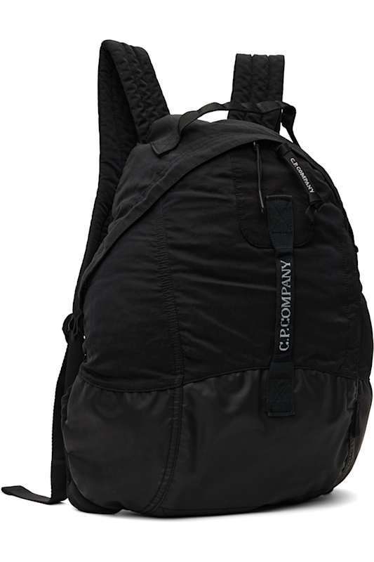 블랙 나일론 백팩 Black Nylon B Rounded Backpack 16965501