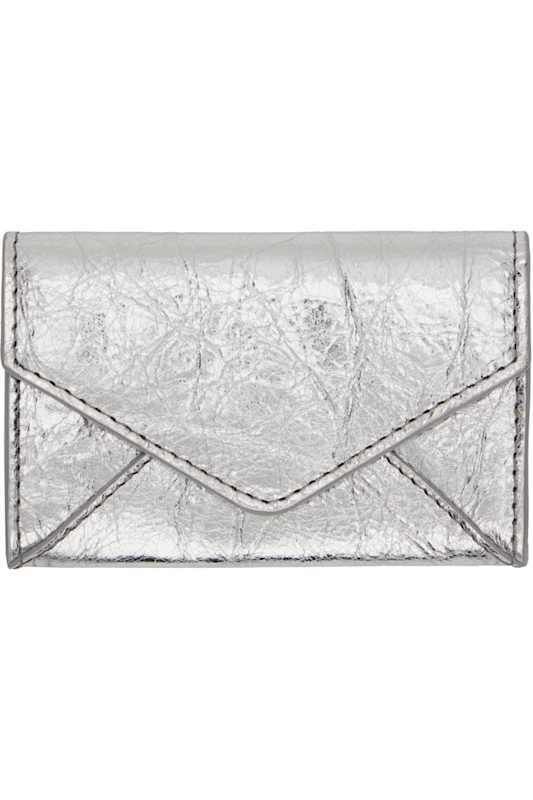 실버 가죽 엔벨로프 카드 홀더 Silver Leather Envelope Card Holder 17654611