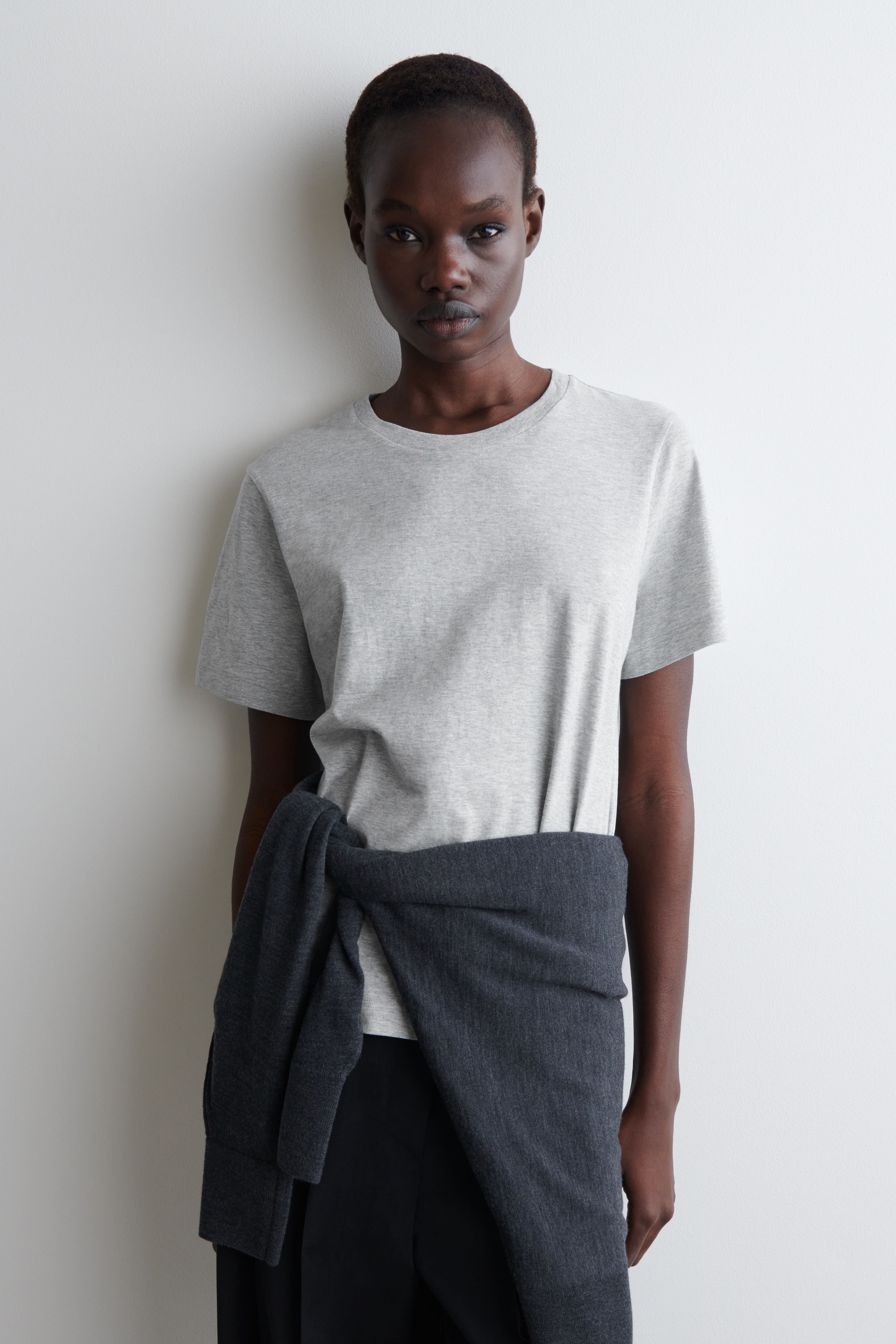크루넥 코튼 티셔츠 CREW-NECK COTTON T-SHIRT 1277143004