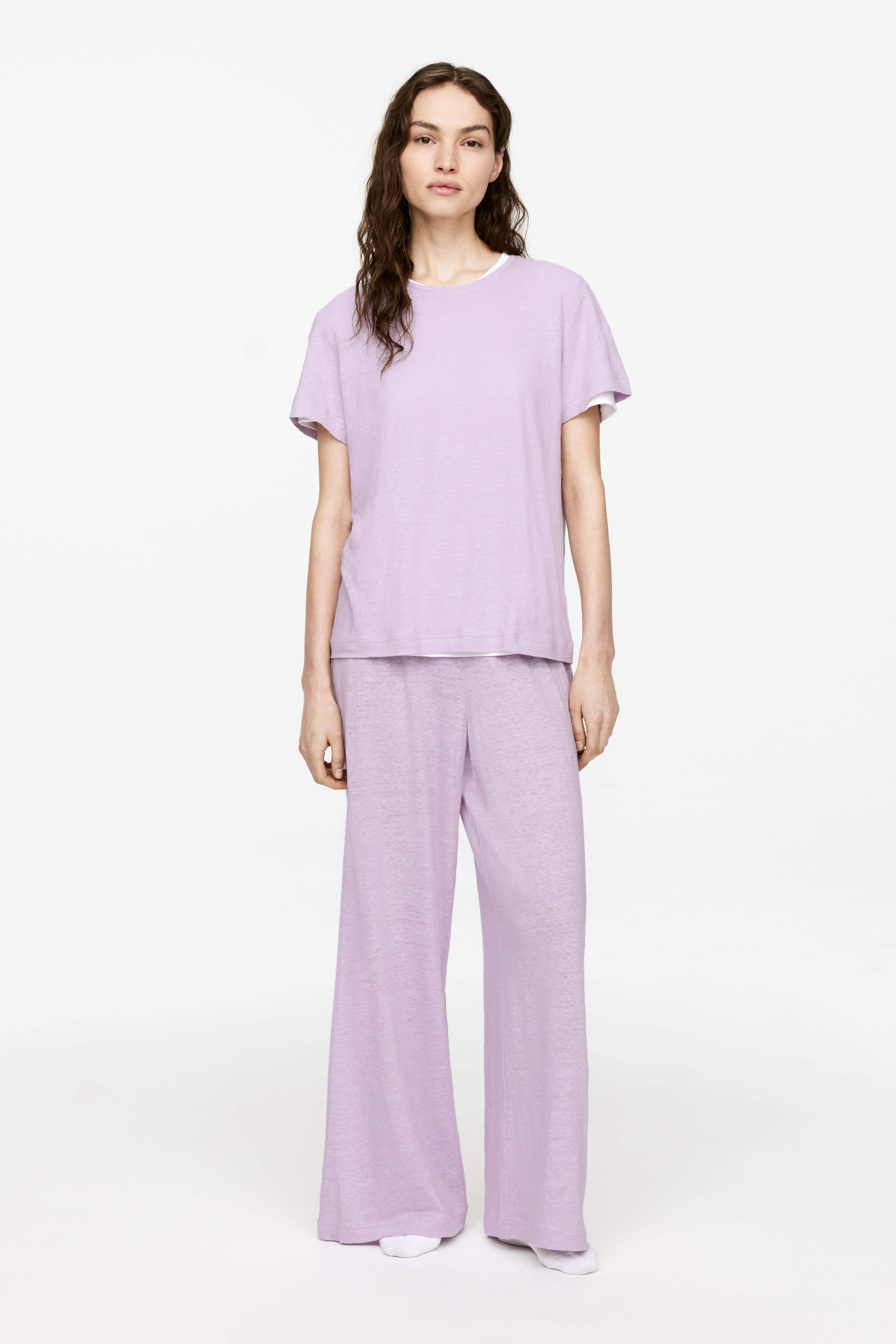 린넨 바지 Fluid Linen Trousers 1228025003