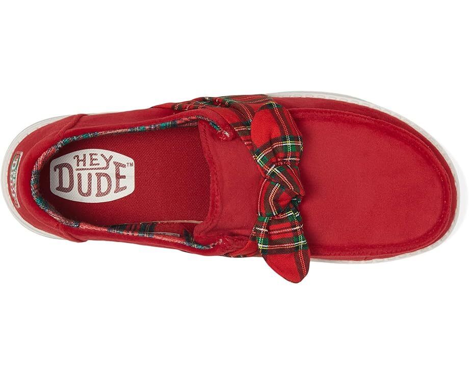 여성 보우 스카프 트윌리 타탄 체크 Women's Hey Dude Wendy Bow Tartan Plaid  997670018797