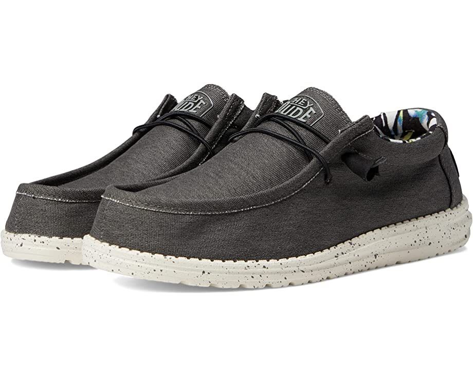 남여공용 스트래치 캔버스 슬립온 캐주얼 신발 Unisex Hey Dude Wally Stretch Canvas Slip-On Casual Shoes  98455573