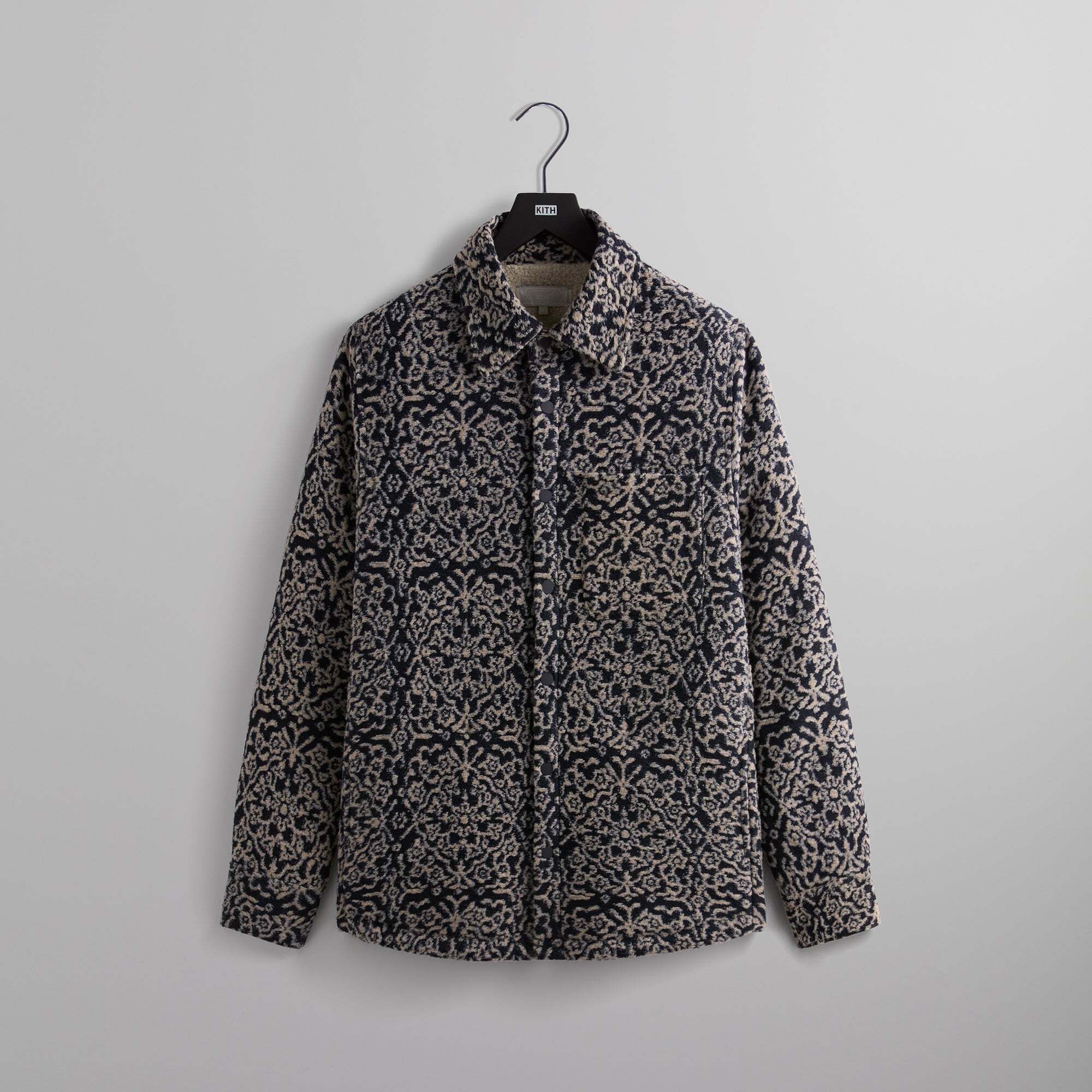 자카드 자켓 Kith Paloma Tile Jacquard Sheridan Jacket - Nocturnal 8284592439424