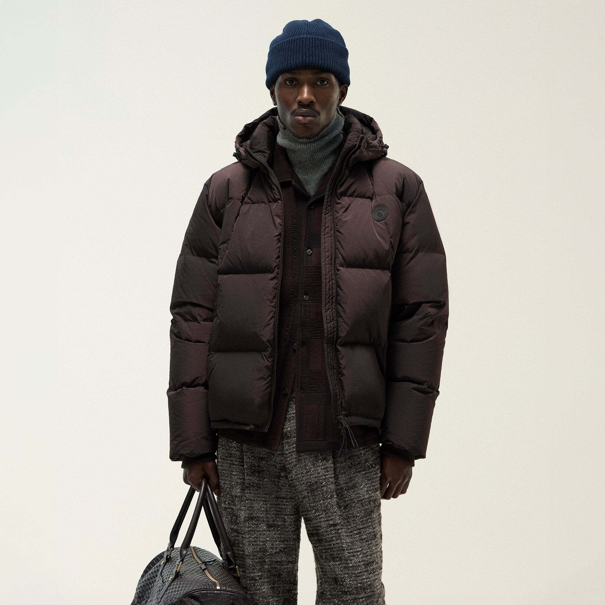 나일론 미디 푸퍼 Kith Wrinkle Nylon Midi Puffer - Incognito 8284592144512