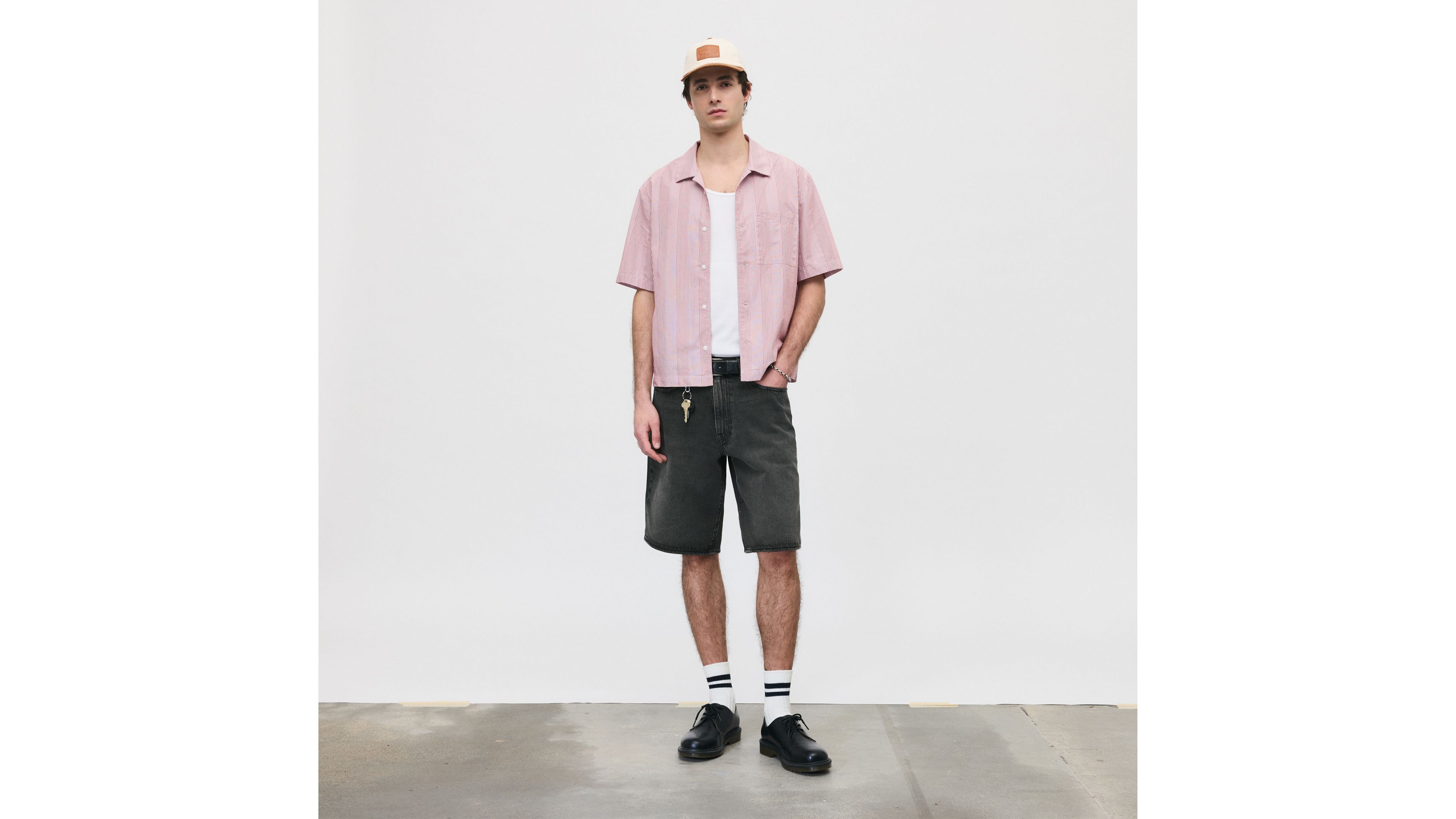 반팔 박시 셔츠 Short-sleeve Townes Boxy Shirt 001G50001