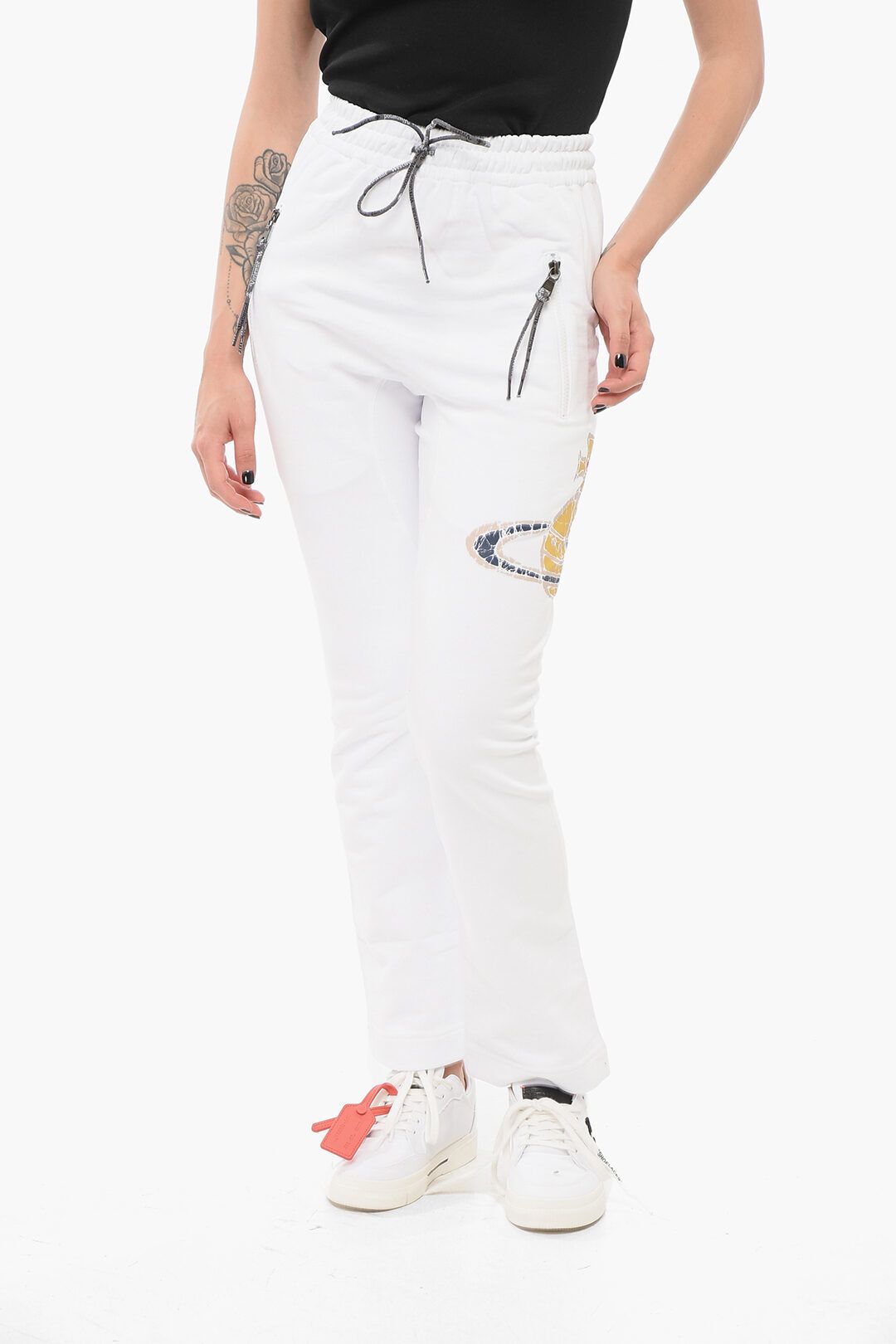 코튼 타임 스웨트팬츠 지퍼 포켓 Cotton TIME MACHINE Sweatpants with Zipped Pockets 653337