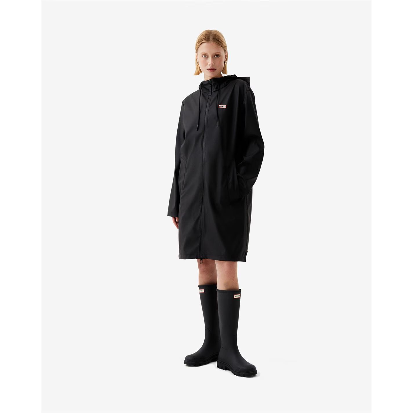 헌터 미드 자켓 Hunter Andrea Mid Jacket 674257 Black