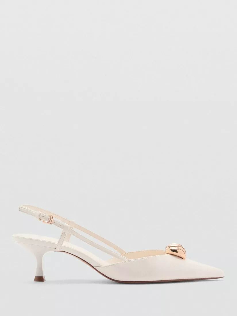 슬링백 포인티드 화이트 Imagine Slingback Pointed Heeled Courts, White 113226491