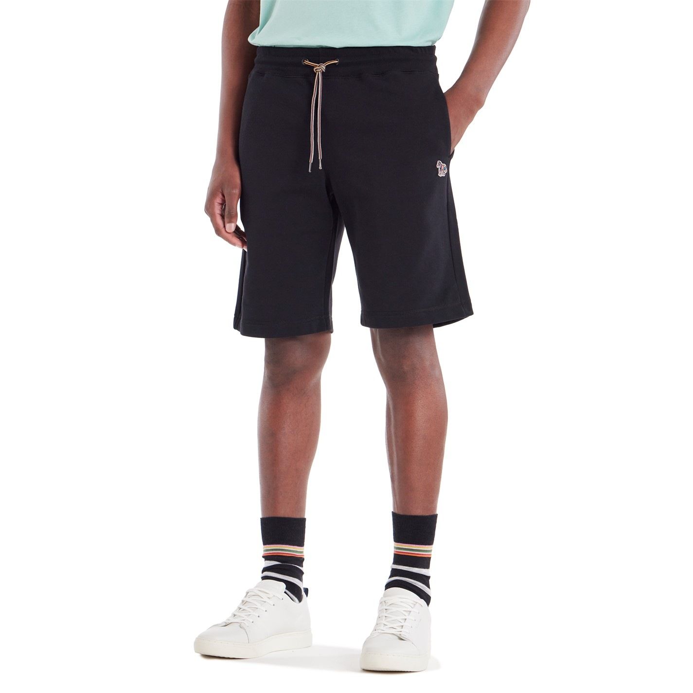 지브라 저지 바지 블랙 Zebra Jersey Shorts Black SMU 79 47200503