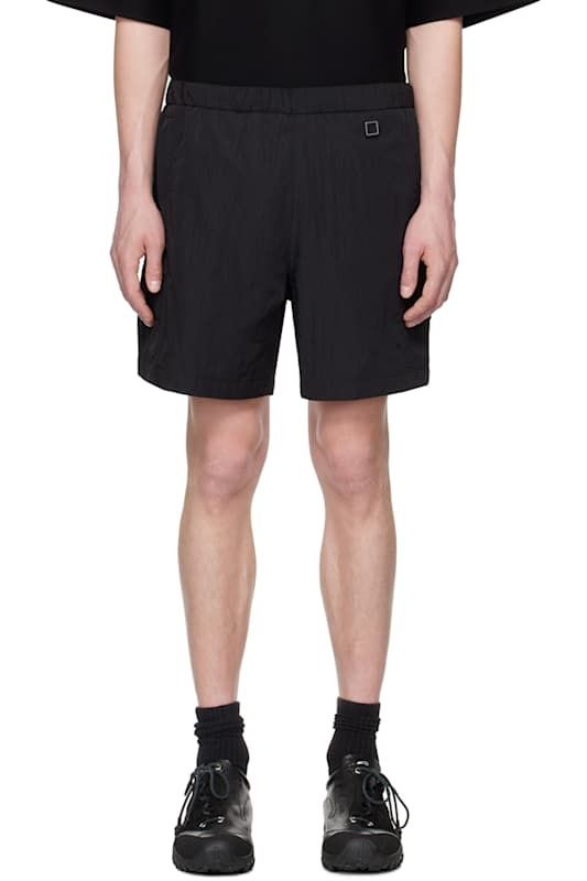 블랙 나일론 바지 Black Nylon Banding Shorts 17347511
