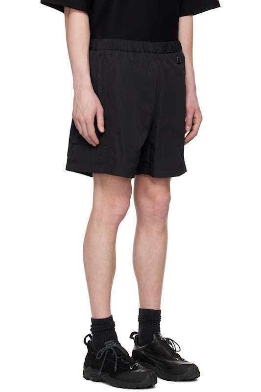 블랙 나일론 바지 Black Nylon Banding Shorts 17347511