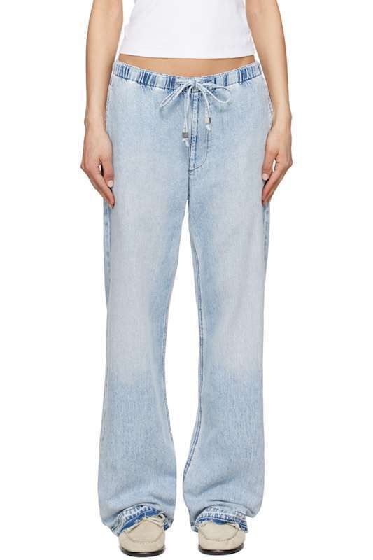 블루 울트라 페더웨이트 데님 Blue Ultra Featherweight Logan Wide-Leg Jeans 17572471