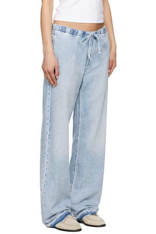 블루 울트라 페더웨이트 데님 Blue Ultra Featherweight Logan Wide-Leg Jeans 17572471
