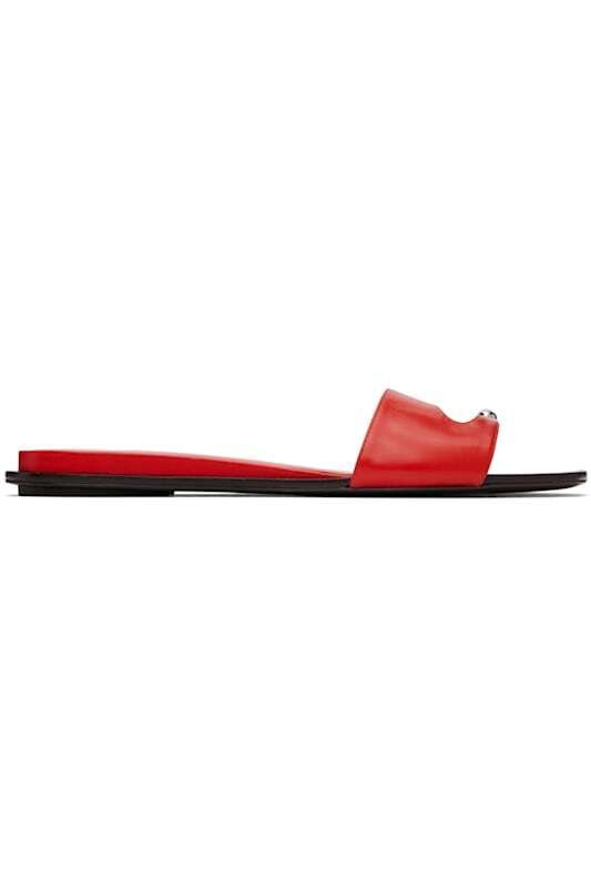 레드 샌들 Red Pierced Sandals 17613101