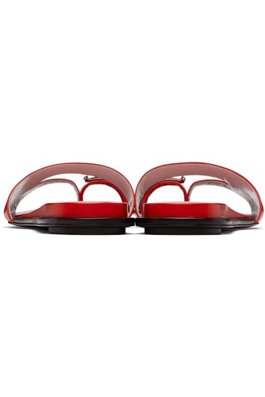 레드 샌들 Red Pierced Sandals 17613101