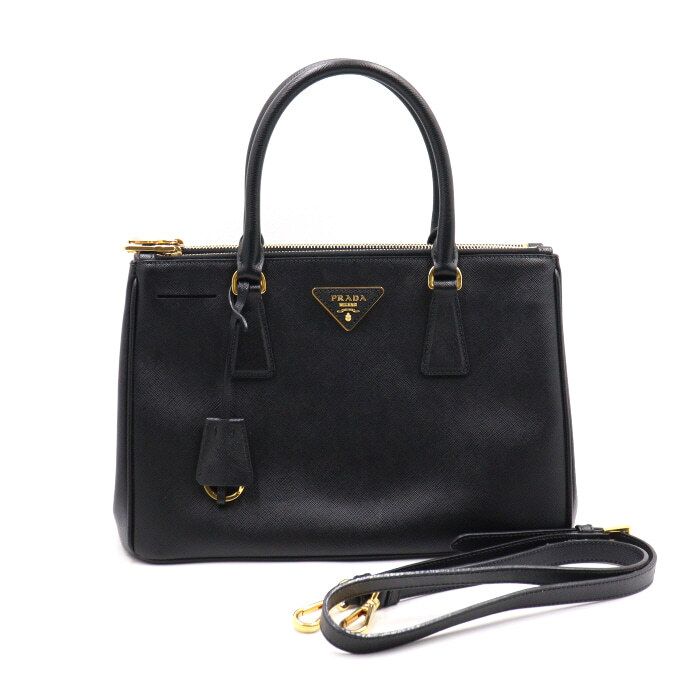 중고 BN1801 SAFFIANO LUX 사피아노럭스 블랙 토트백 겸 숄더백 aa50320