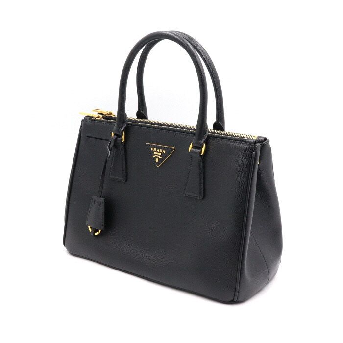 중고 BN1801 SAFFIANO LUX 사피아노럭스 블랙 토트백 겸 숄더백 aa50320