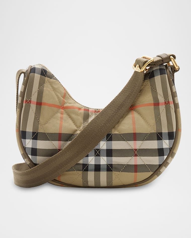 홀스슈 체크 퀼티드 크로스백 가방 Horseshoe Check Quilted Crossbody Bag prod281570131SAND