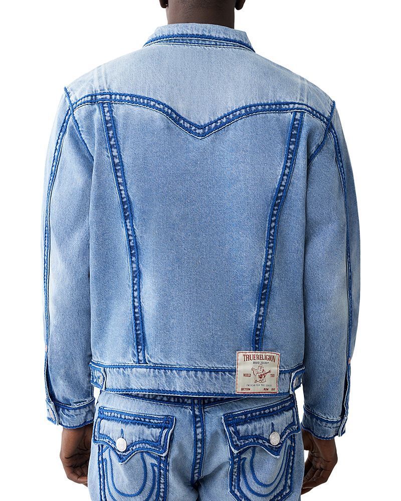 지미 레귤러 핏 스티치 진 자켓 Jimmy Regular Fit Rope Stitch Jean Jacket 5554364