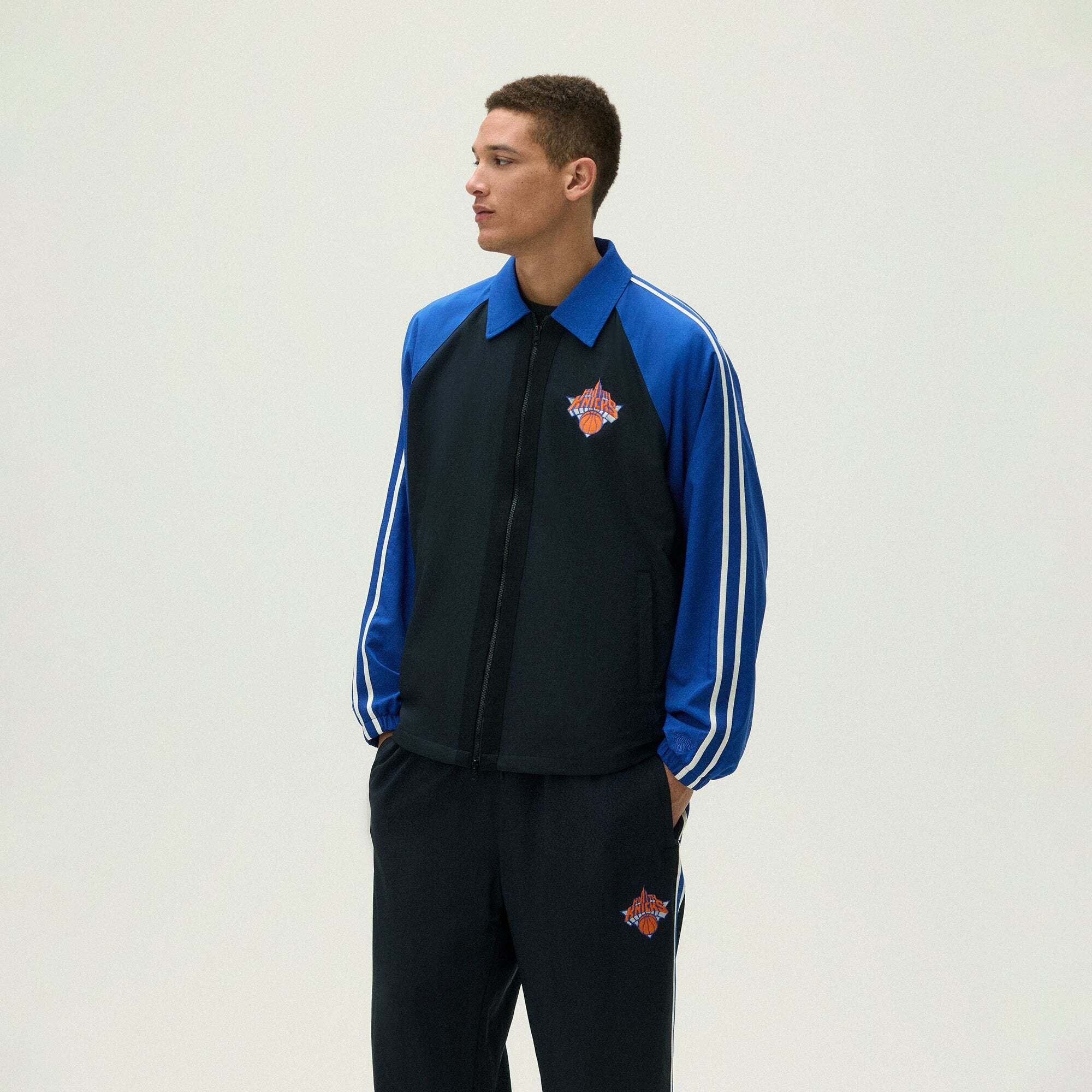 더 뉴 욕 빈티지 나일론 자켓 블랙 Kith for the New York Knicks Vintage Nylon Jacket - Black 8284662136960