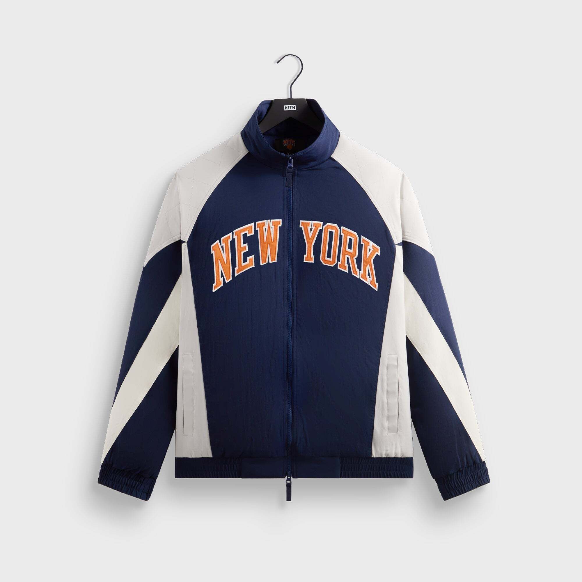더 뉴 욕 나일론 패디드 자켓 Kith for the New York Knicks Nylon Padded Jacket - Nocturnal 8284660957312