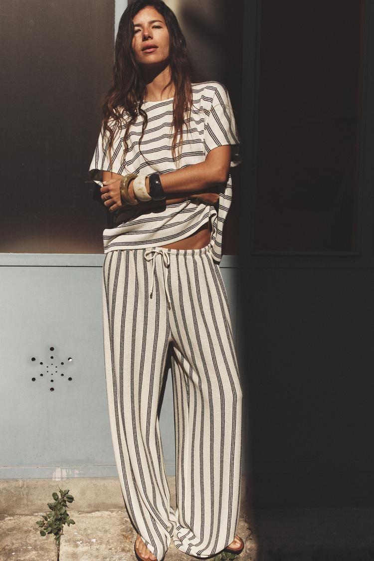 스트레이트 바지 RUSTIC STRAIGHT-LEG TROUSERS 426895031