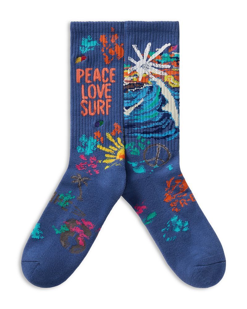 러브 크루넥 삭스 Peace Love Surf Crew Socks 5514509