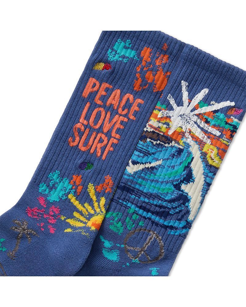 러브 크루넥 삭스 Peace Love Surf Crew Socks 5514509