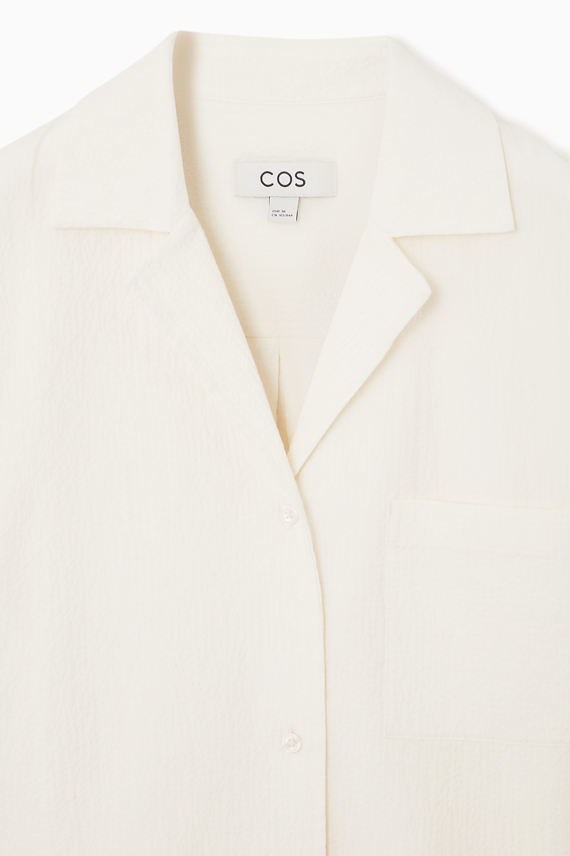 레귤러 셔츠 REGULAR SEERSUCKER SHIRT 1242219001
