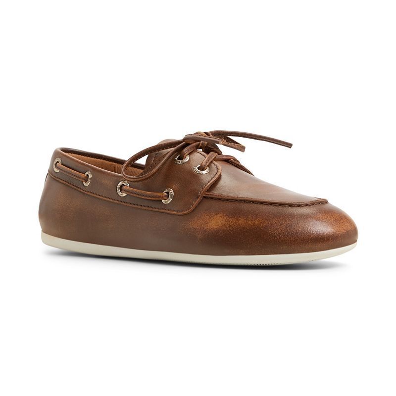 여성 슬림 레이스업 보트 신발 Women's Slim Lace-Up Boat Shoes 20939972 Tan