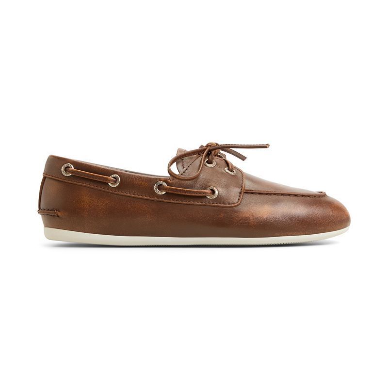 여성 슬림 레이스업 보트 신발 Women's Slim Lace-Up Boat Shoes 20939972 Tan