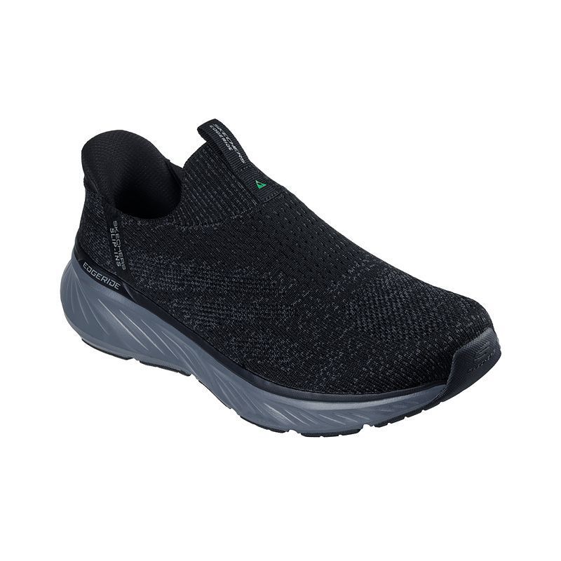 남성 릴렉스 캐주얼 스니커즈 Men's Slip-Ins Relaxed Fit: Edgeride - Commissioner Casual Sneakers from Finish Line 20259557 Black
