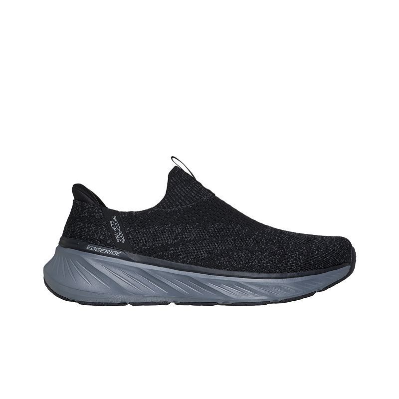 남성 릴렉스 캐주얼 스니커즈 Men's Slip-Ins Relaxed Fit: Edgeride - Commissioner Casual Sneakers from Finish Line 20259557 Black
