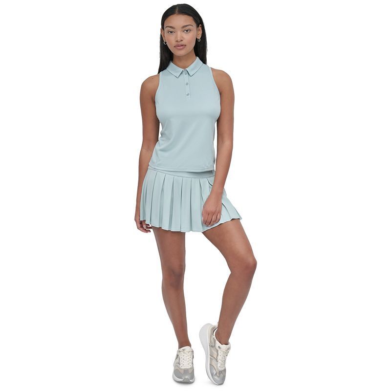 스포츠 여성 코트 니트 레이서백 폴로 탱크 탑 Sport Women's Court Pique Knit Racerback Polo Tank Top 20639488 Mineral