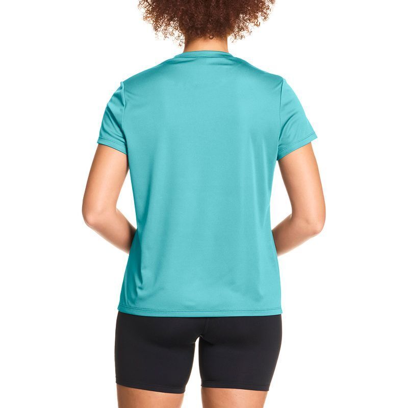 여성 퍼포먼스 테크 반팔 티셔츠 Women's ID Performance Tech Short-Sleeve T-Shirt 19574120 Ai Aqua