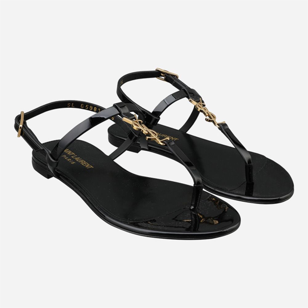생로랑 샌들 659817 B8IKK1000 Black