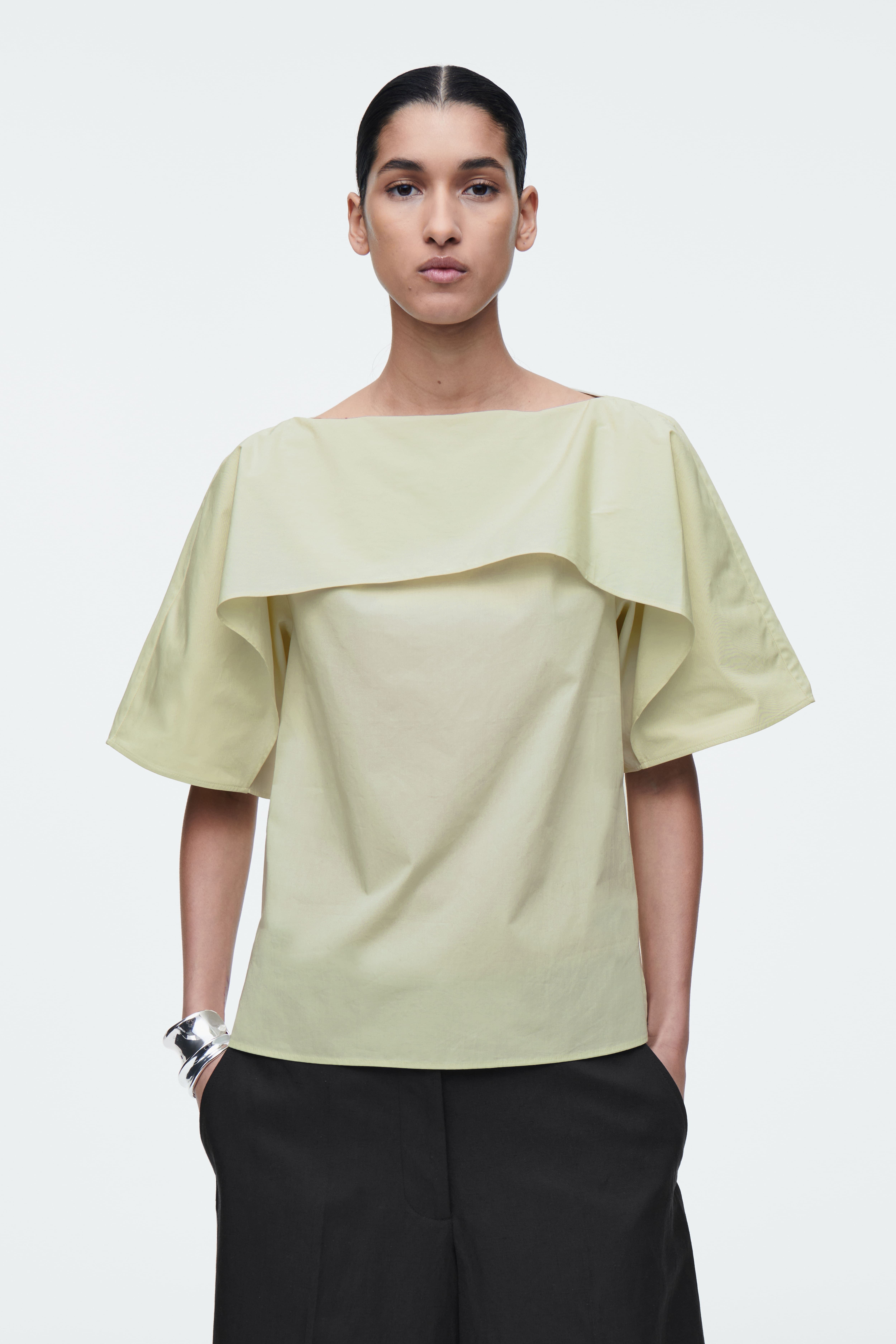 드레이프 코튼 탑 DRAPED COTTON TOP 1275373002