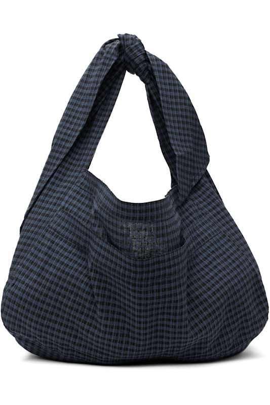 네이비 블랙 삭 가방 Navy & Black Cocoon Sac Bag 17574611