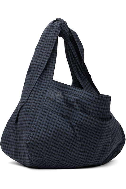 네이비 블랙 삭 가방 Navy & Black Cocoon Sac Bag 17574611